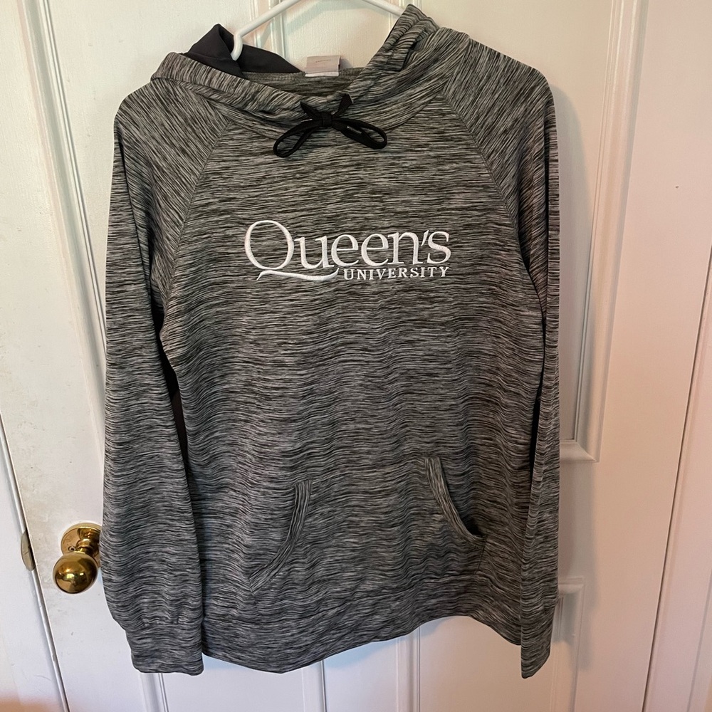 Back to School special! Nice Embroidered Queen's University Kanga Hoodie